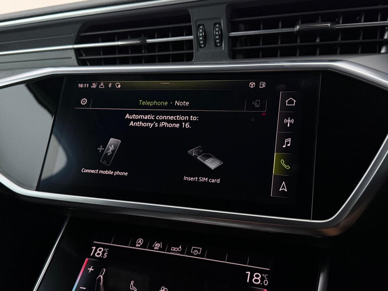 Audi A6 Avant thumbnail Infotainment System