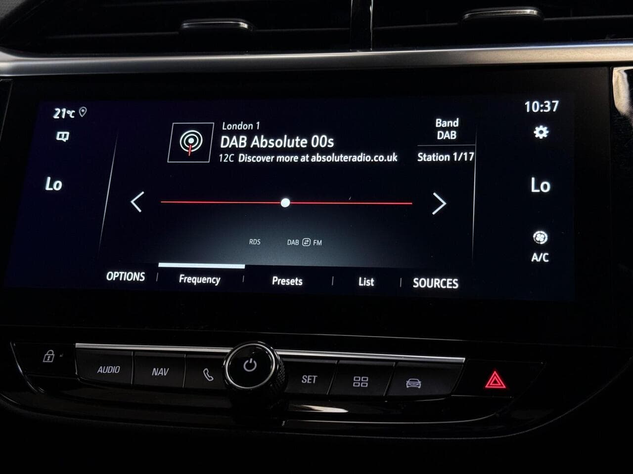 Vauxhall Corsa thumbnail Infotainment System