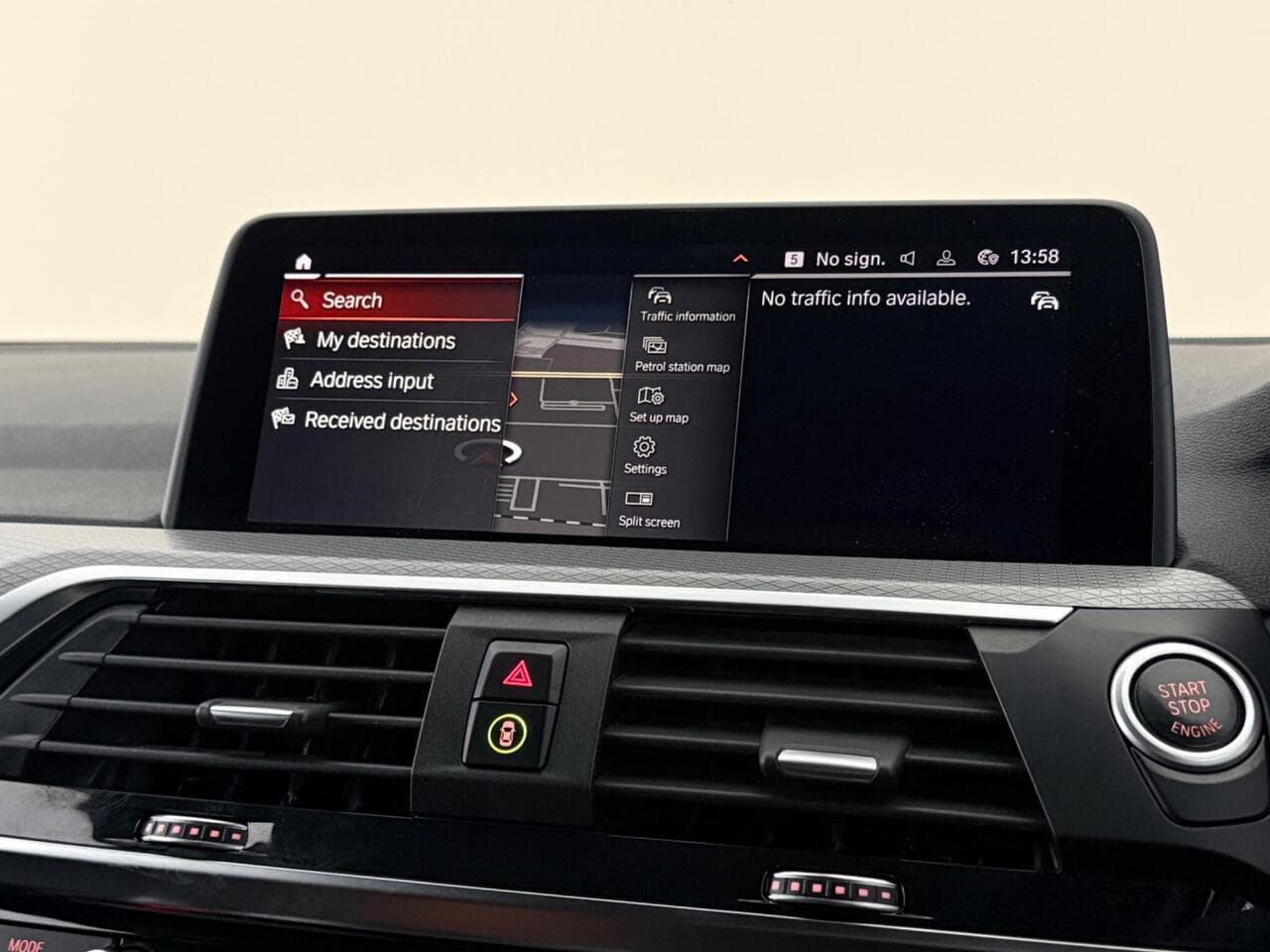 BMW X3 thumbnail Infotainment System
