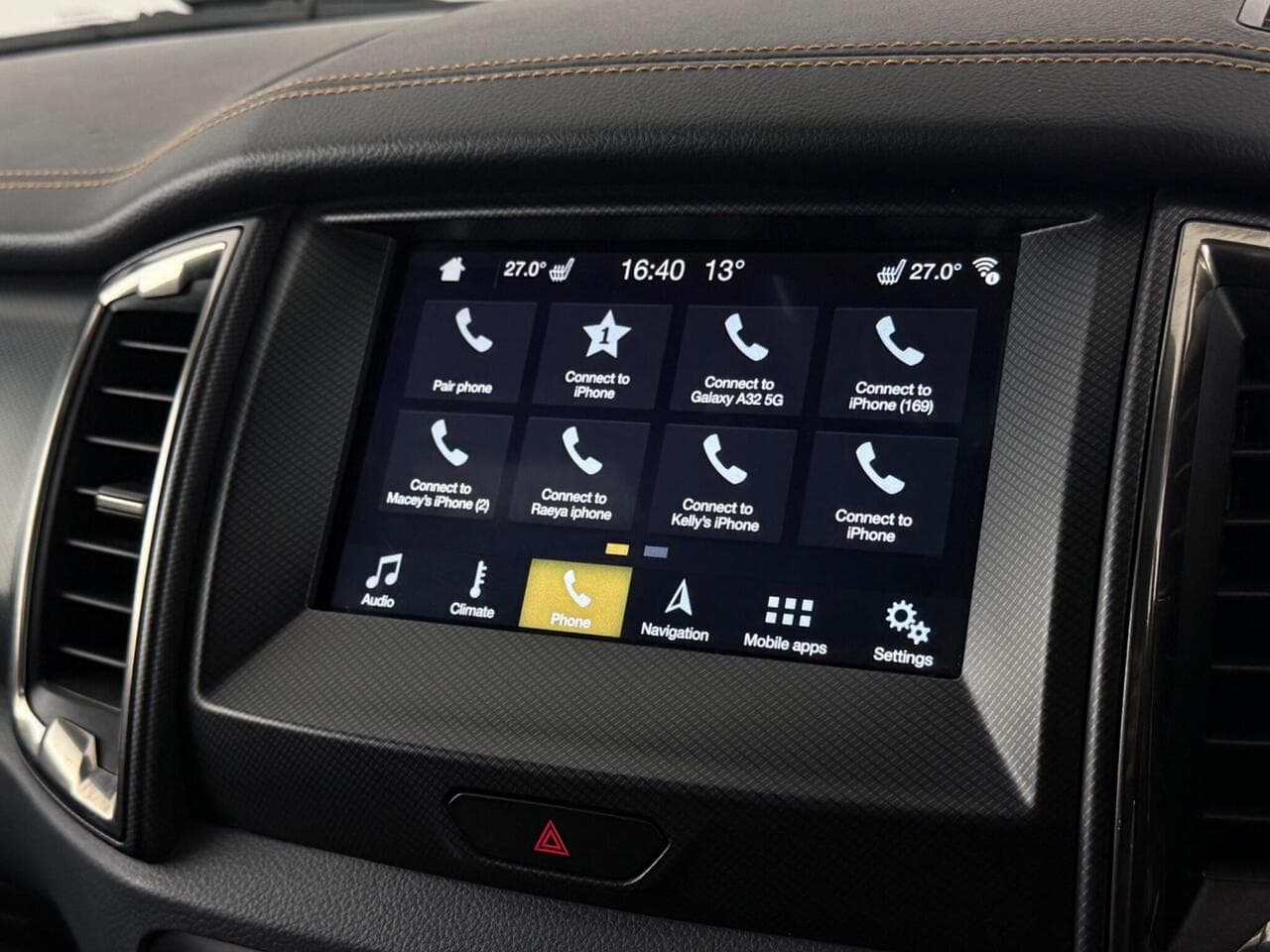 Ford Ranger thumbnail Infotainment System