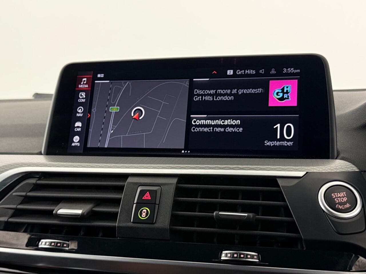 BMW X3 thumbnail Infotainment System