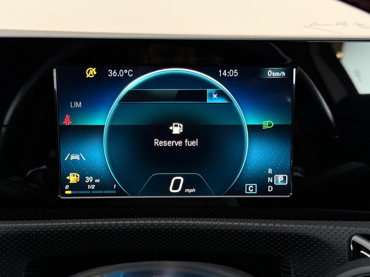 Mercedes-Benz A Class thumbnail Driver Instruments