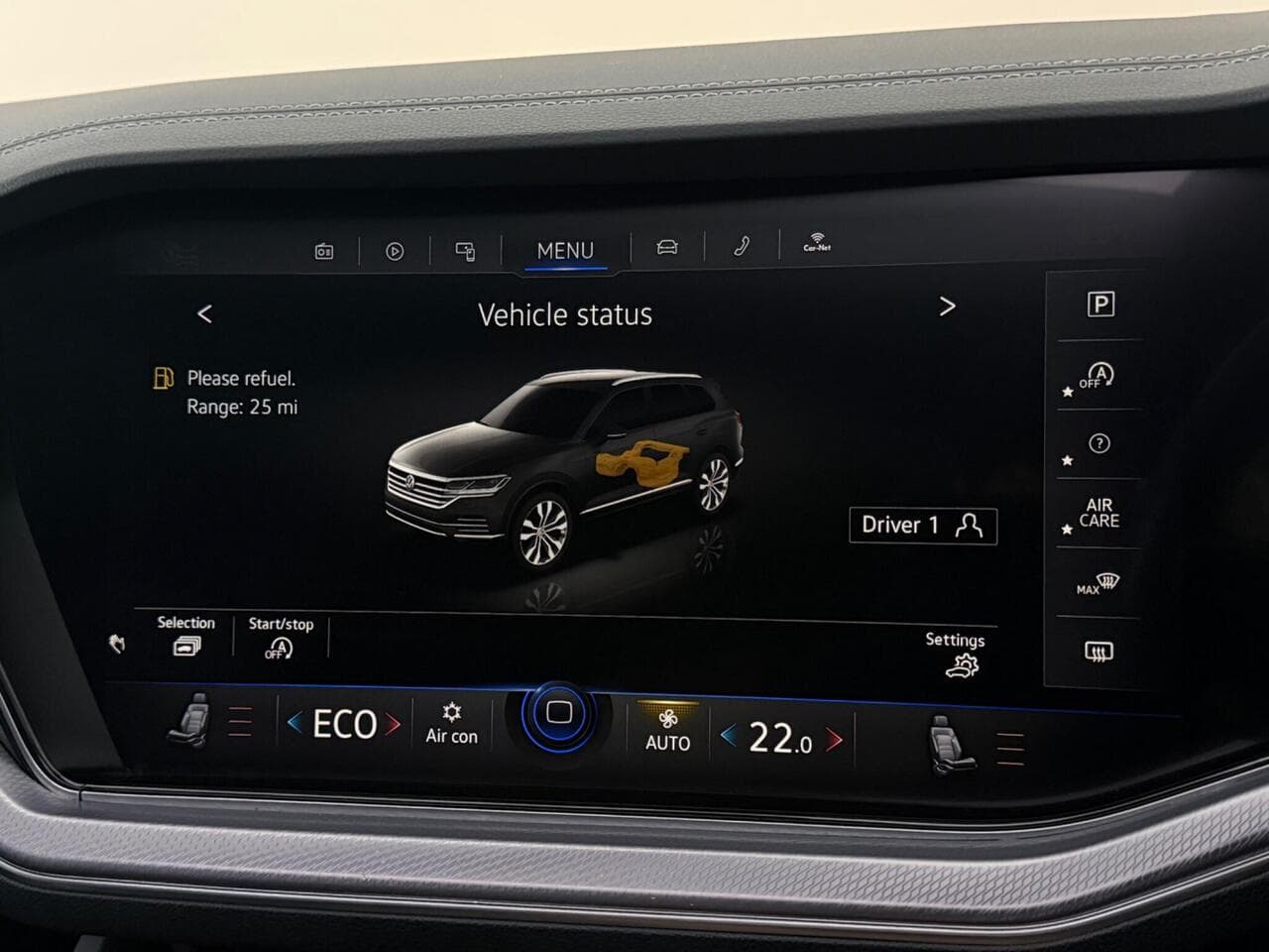 Volkswagen Touareg thumbnail Infotainment System