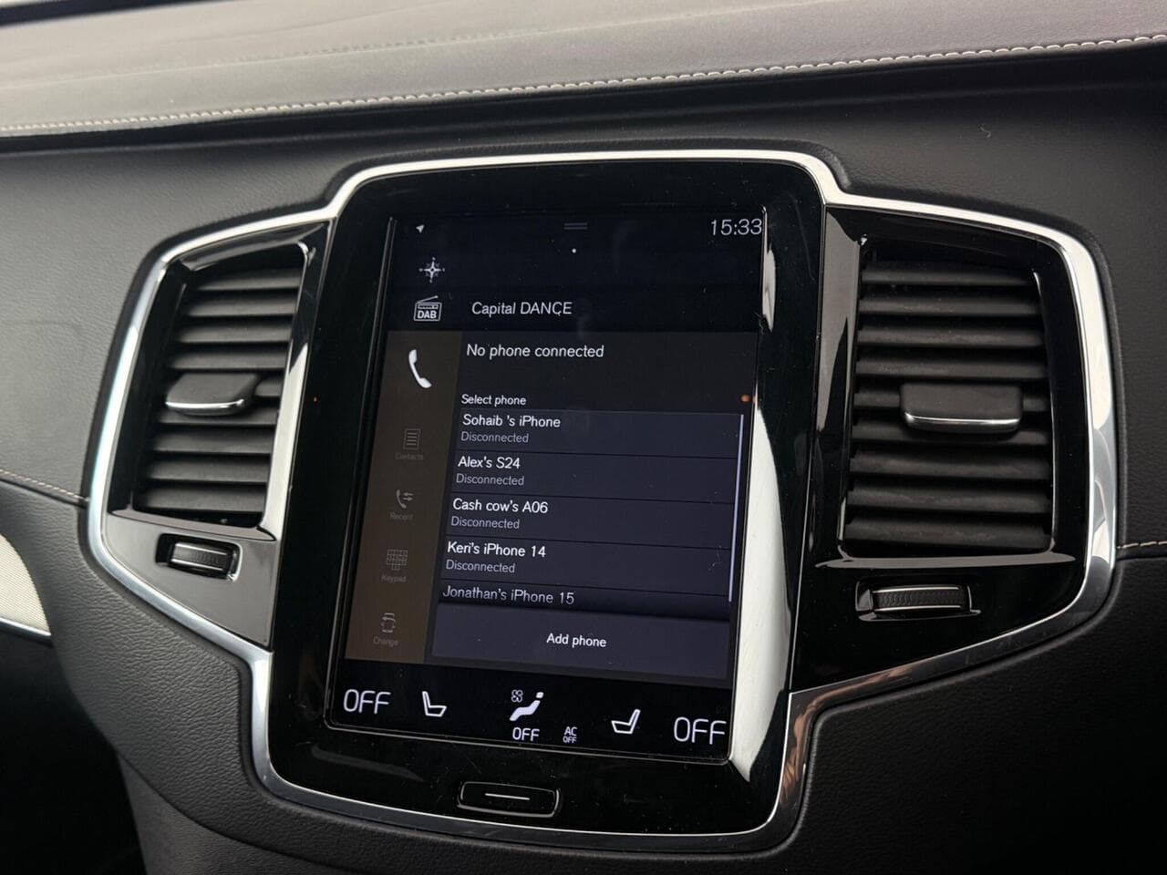 Volvo XC90 thumbnail Infotainment System
