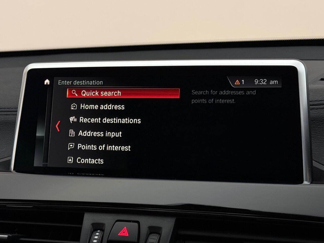 BMW X1 thumbnail Infotainment System