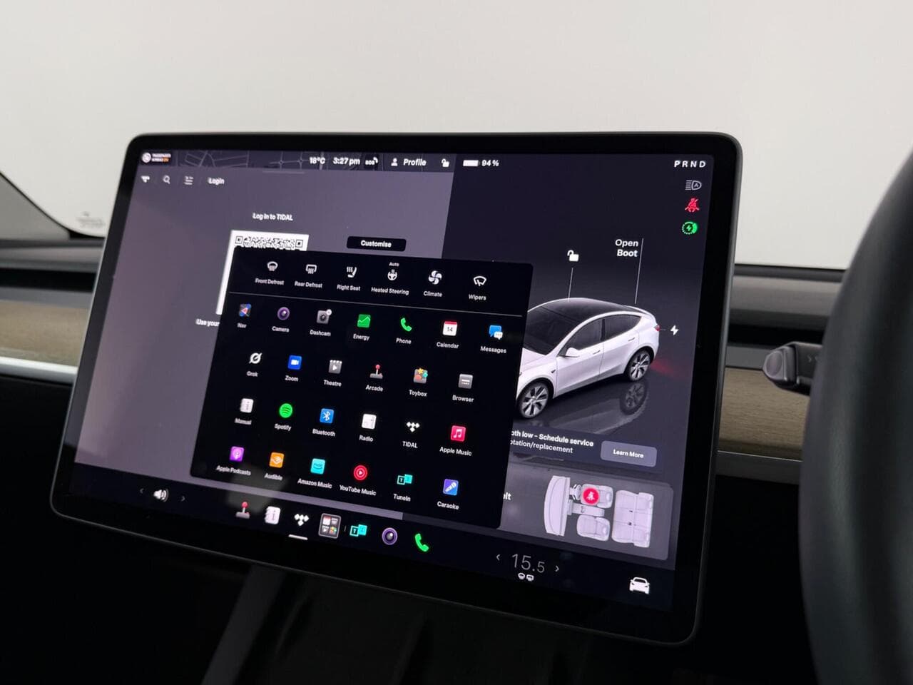 Tesla Model Y thumbnail Infotainment System