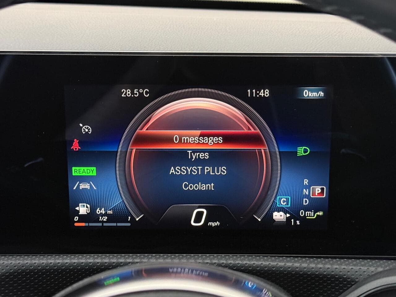 Mercedes-Benz A Class thumbnail Driver Instruments