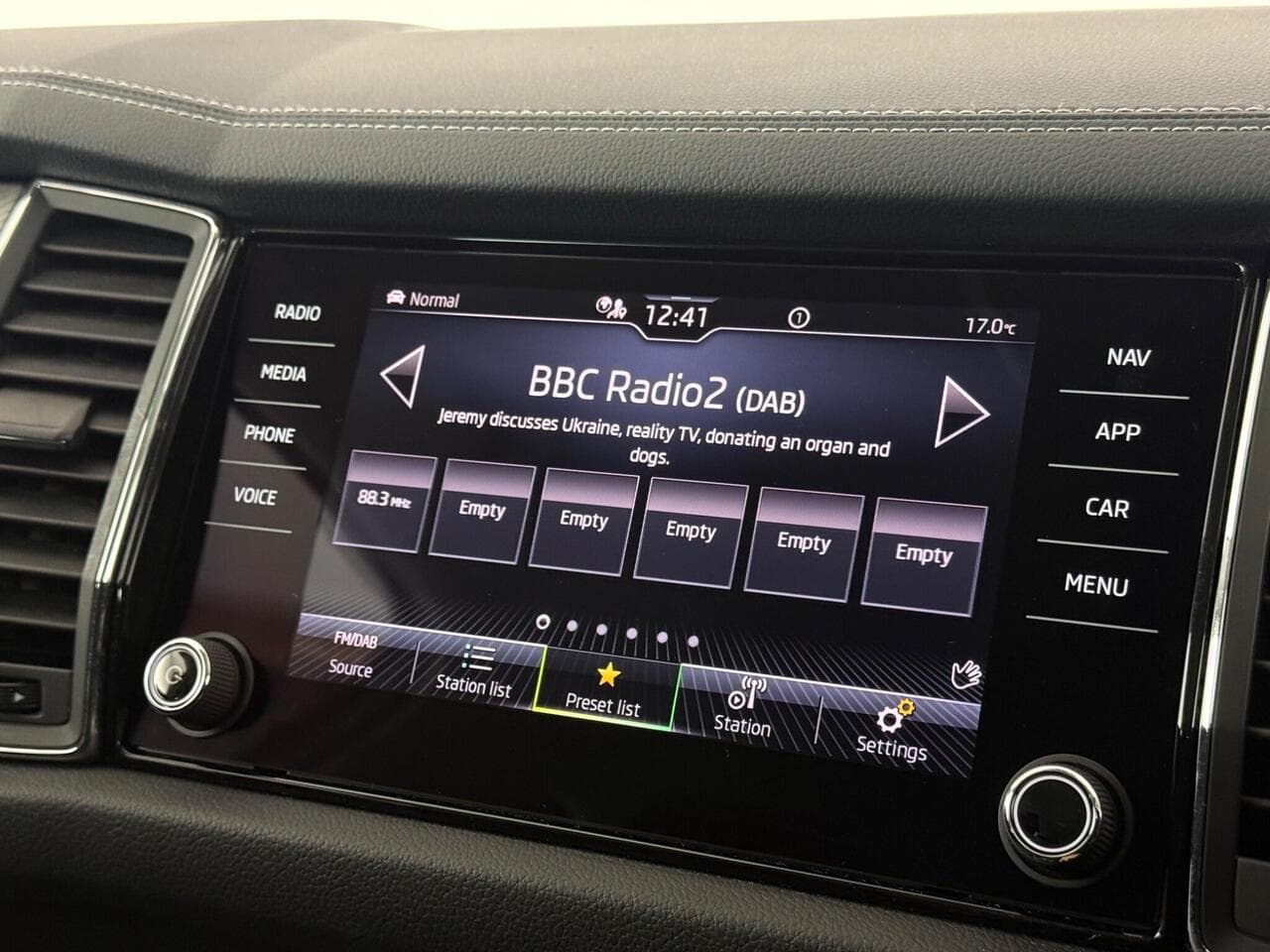 Skoda Kodiaq thumbnail Infotainment System