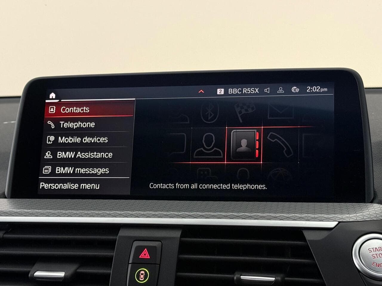 BMW X3 thumbnail Infotainment System