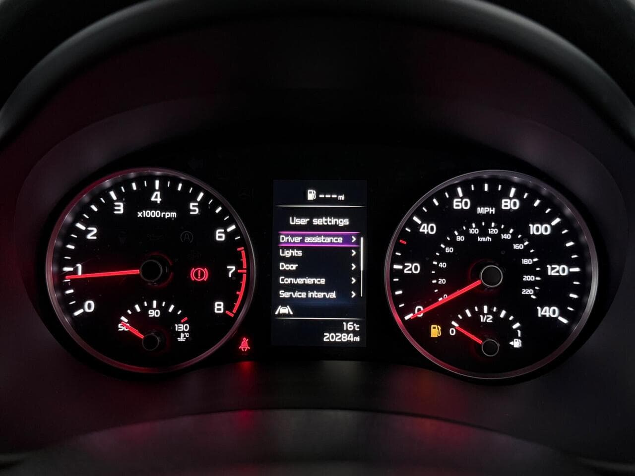 Kia Rio thumbnail Driver Instruments