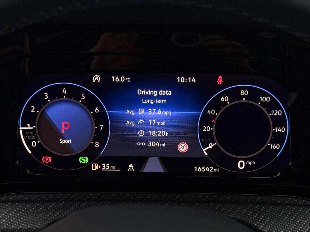 Volkswagen Golf thumbnail Driver Instruments