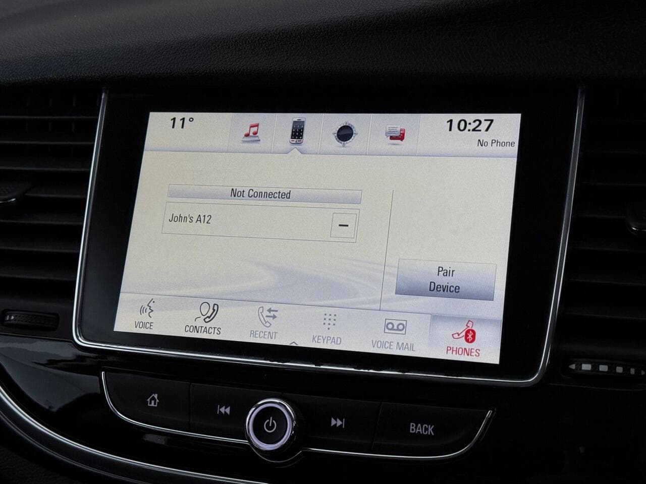 Vauxhall Mokka X thumbnail Infotainment System