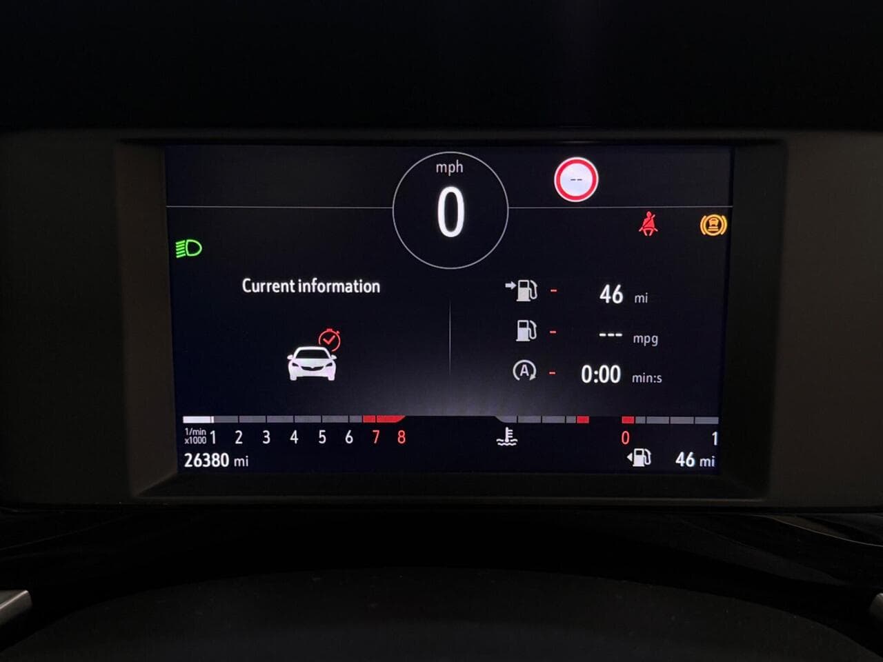 Vauxhall Mokka thumbnail Driver Instruments