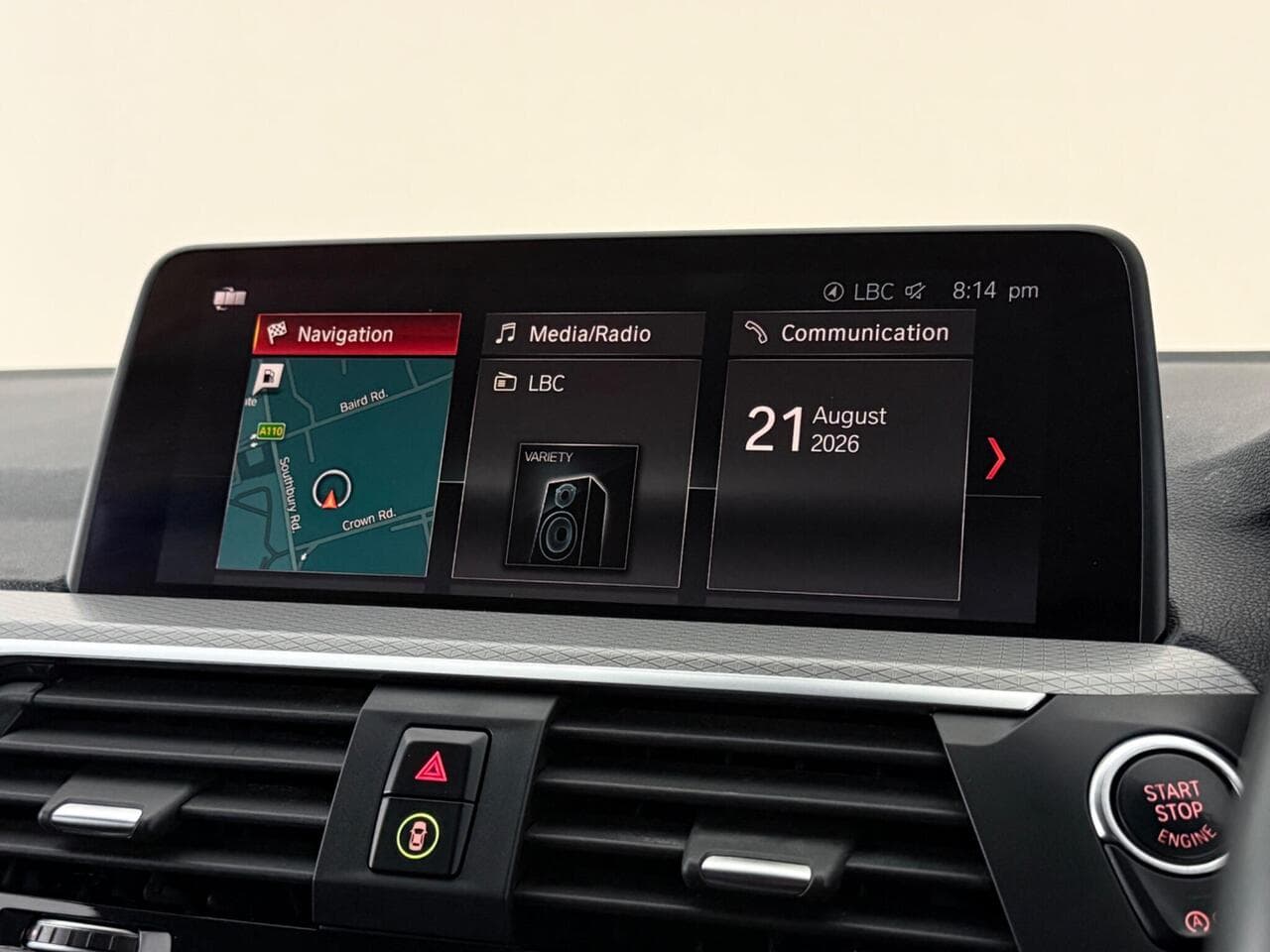 BMW X3 thumbnail Infotainment System