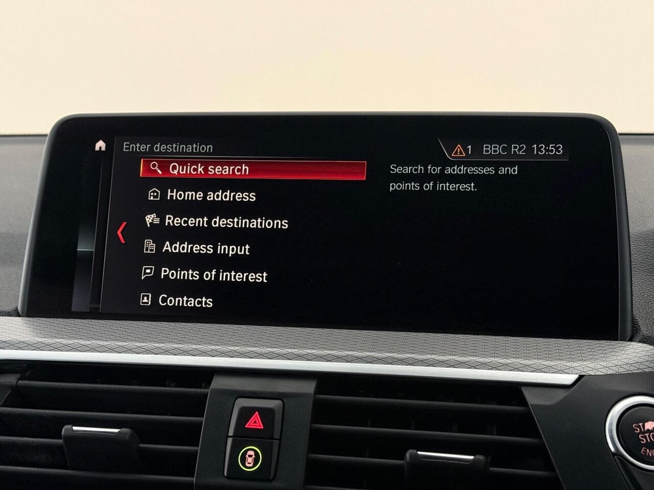 BMW X3 thumbnail Infotainment System