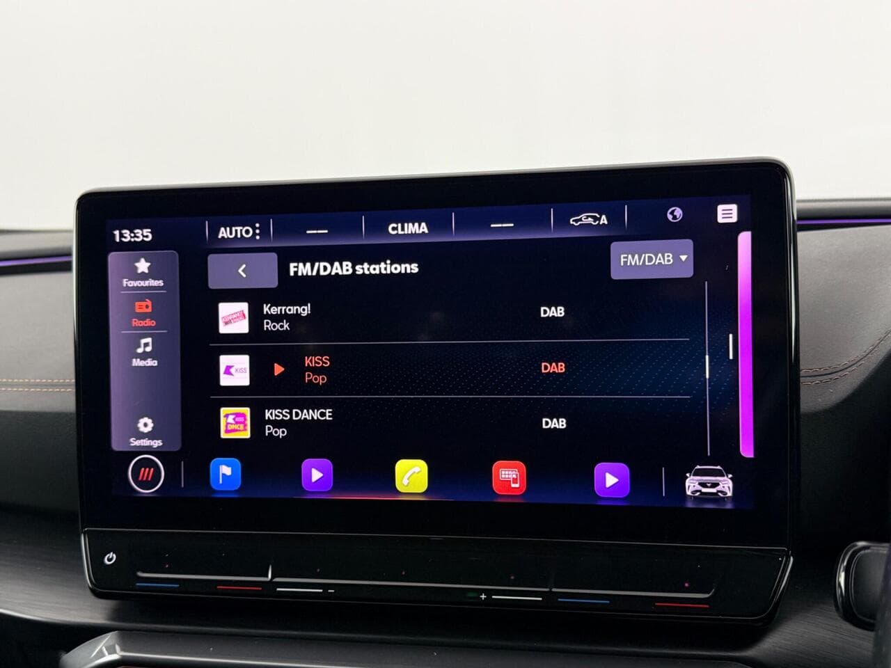 CUPRA Formentor thumbnail Infotainment System