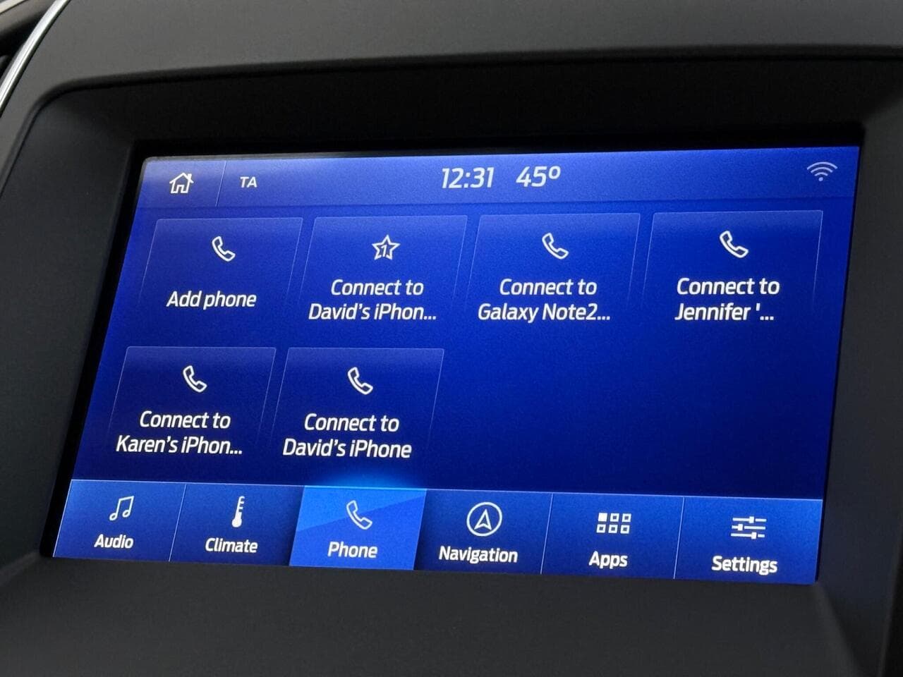 Ford Galaxy thumbnail Infotainment System