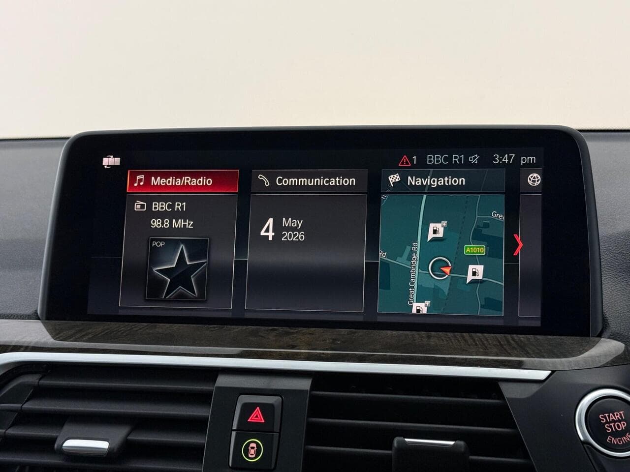 BMW X3 thumbnail Infotainment System
