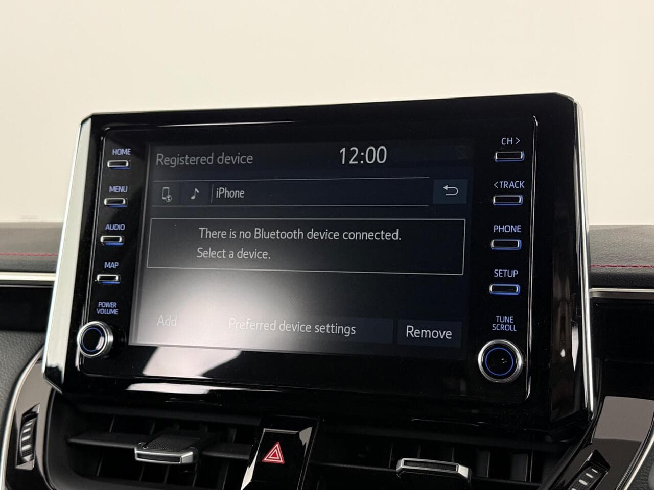 Toyota Corolla thumbnail Infotainment System