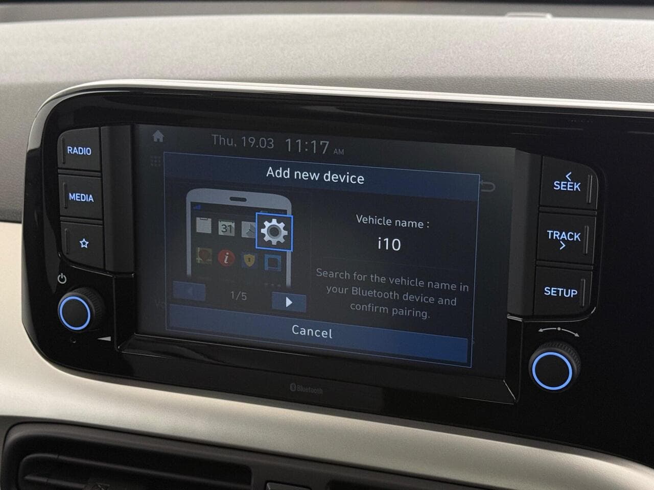 Hyundai i10 thumbnail Infotainment System
