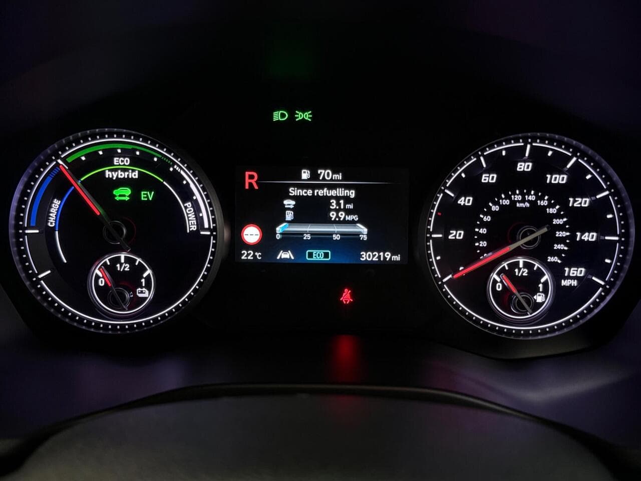 Hyundai Santa Fe thumbnail Driver Instruments