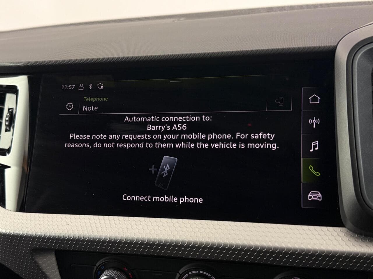 Audi A1 thumbnail Infotainment System