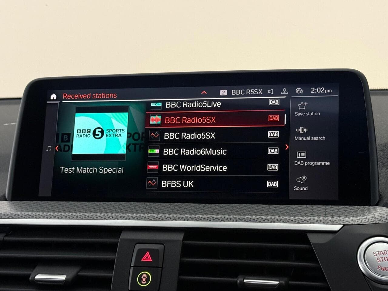 BMW X3 thumbnail Infotainment System