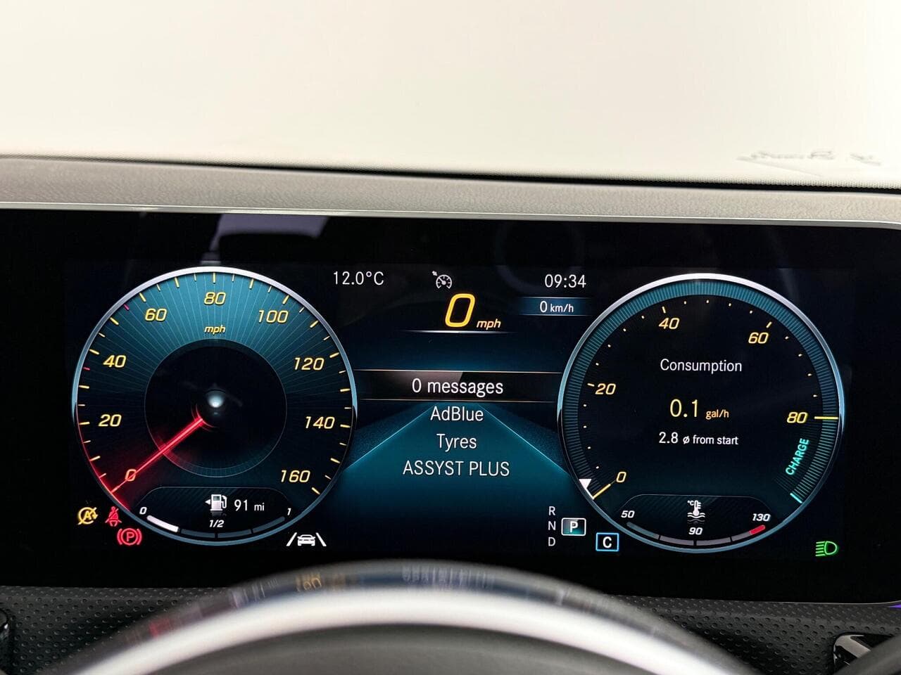 Mercedes-Benz A Class thumbnail Driver Instruments