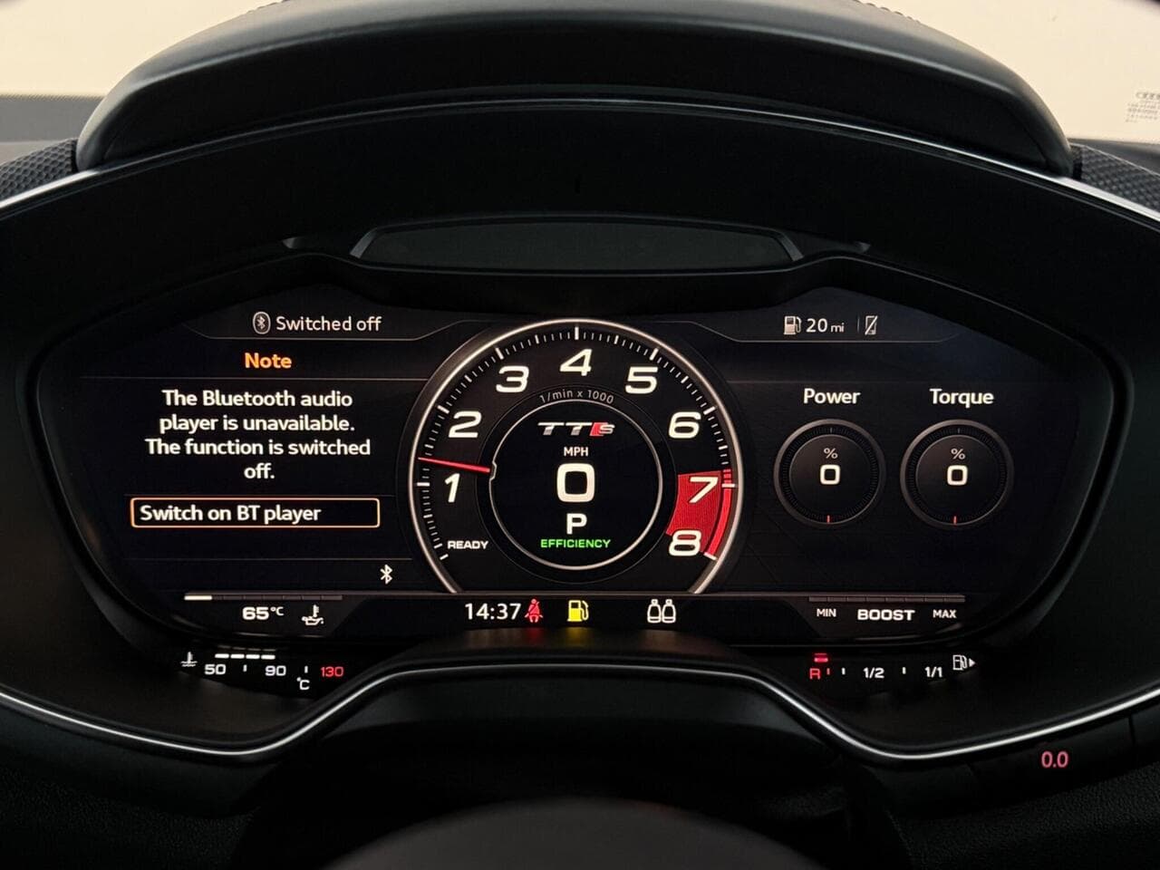 Audi TTS thumbnail Driver Instruments