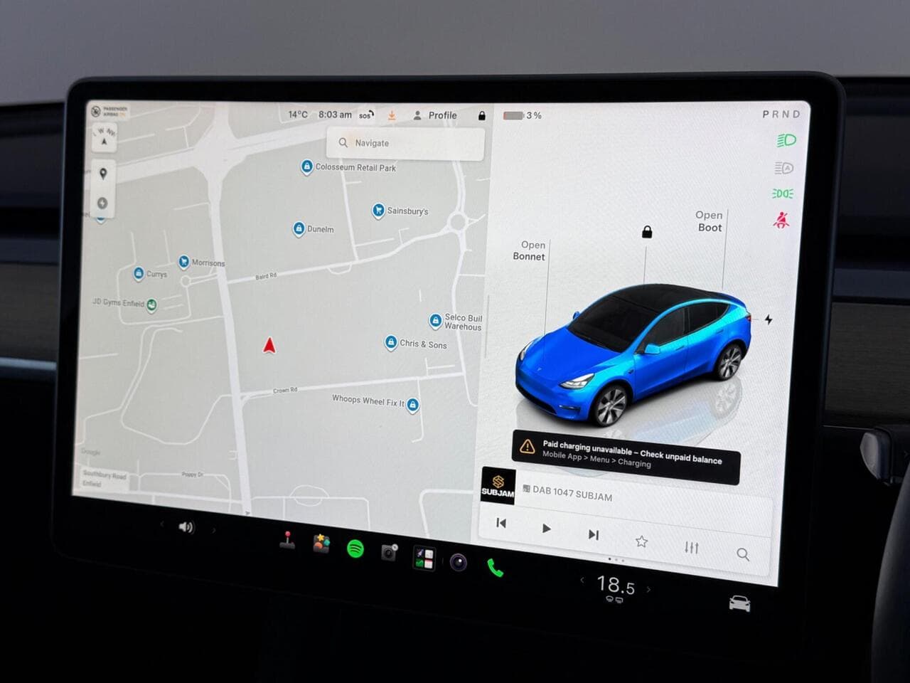 Tesla Model Y thumbnail Infotainment System