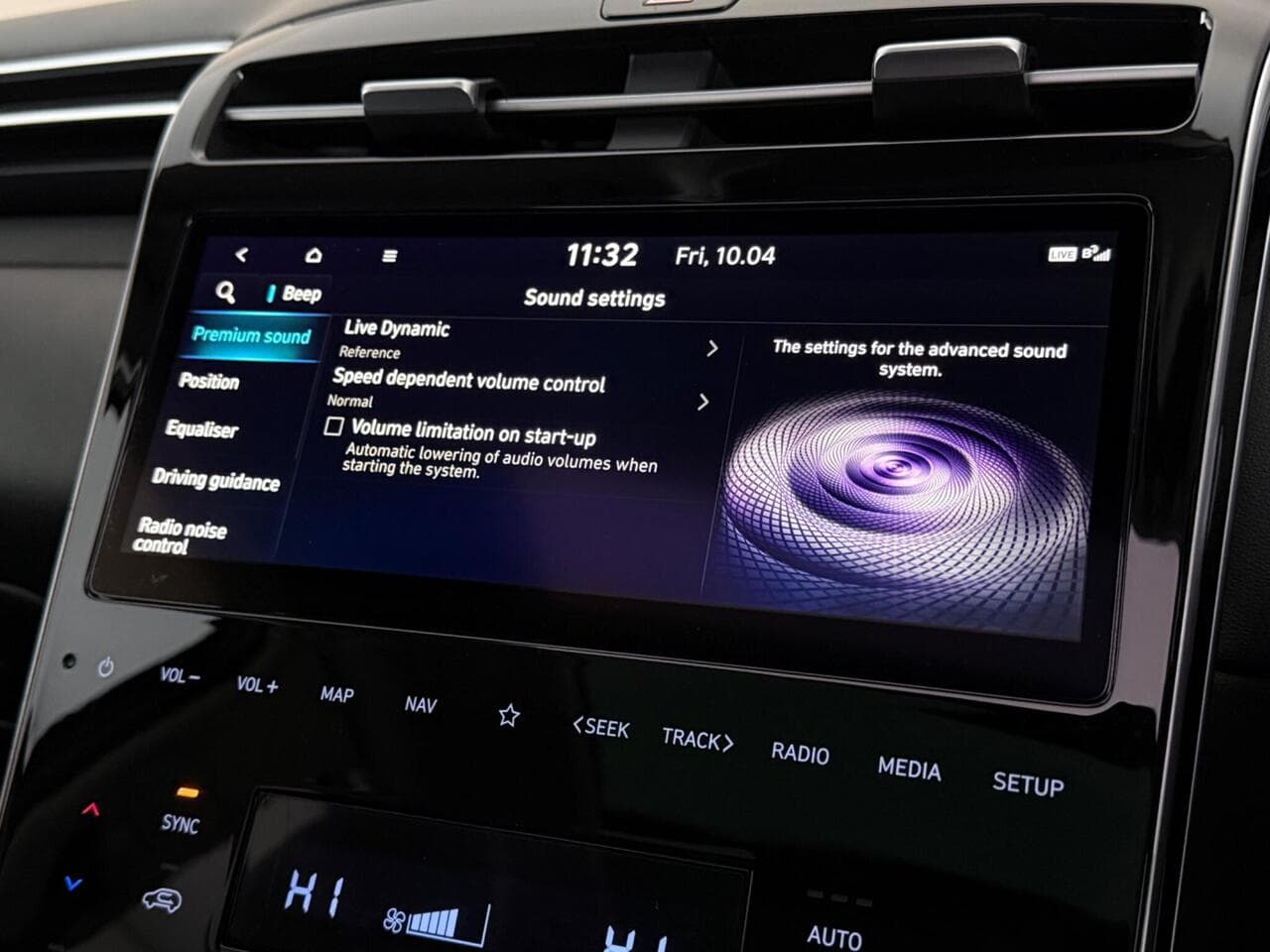 Hyundai TUCSON thumbnail Infotainment System