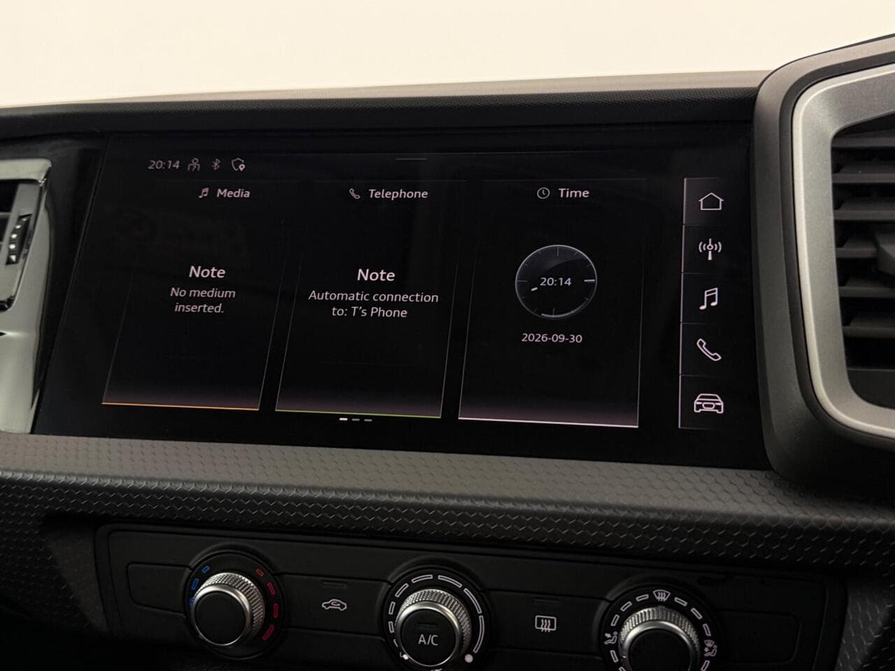 Audi A1 thumbnail Infotainment System