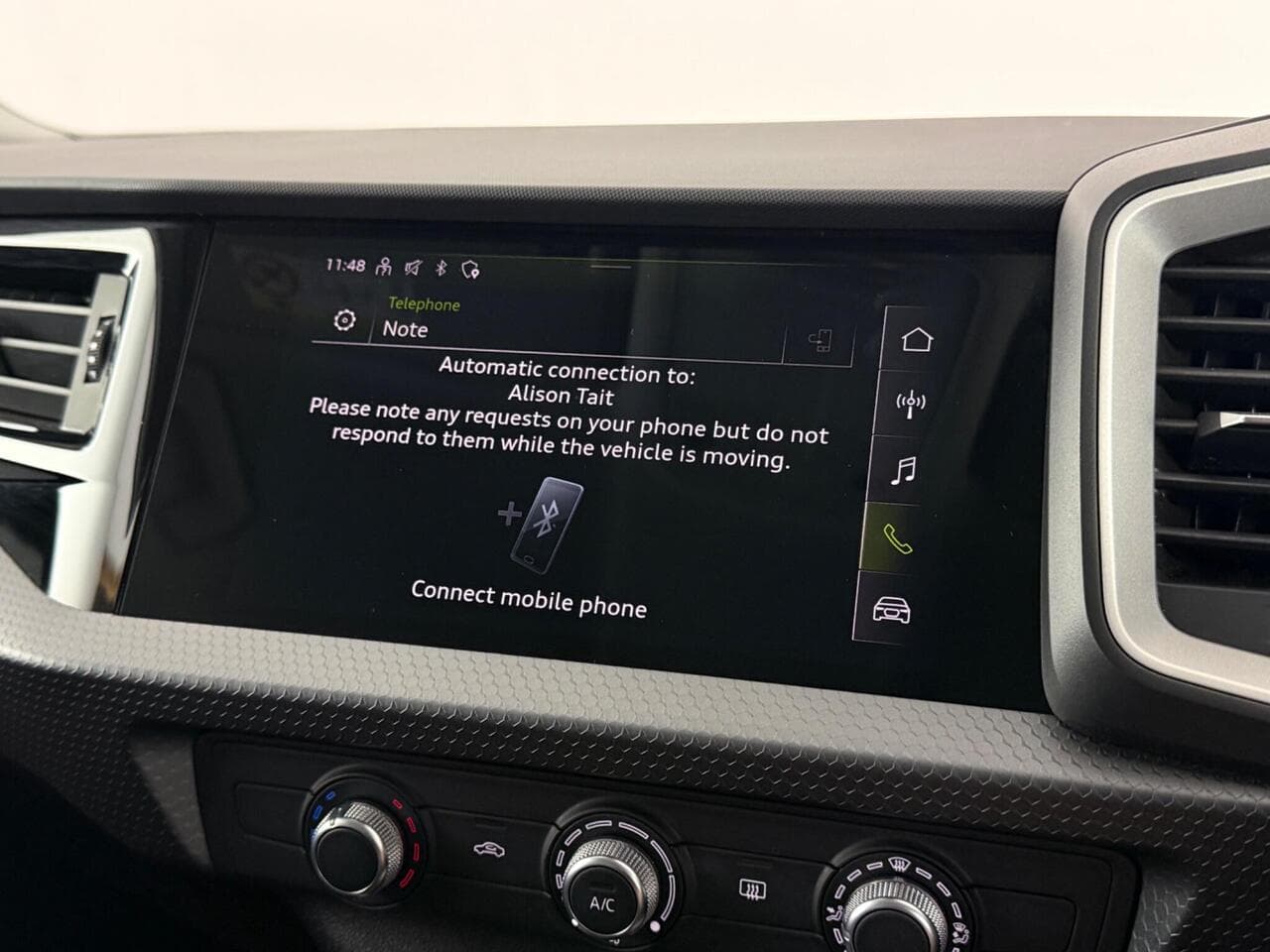 Audi A1 thumbnail Infotainment System