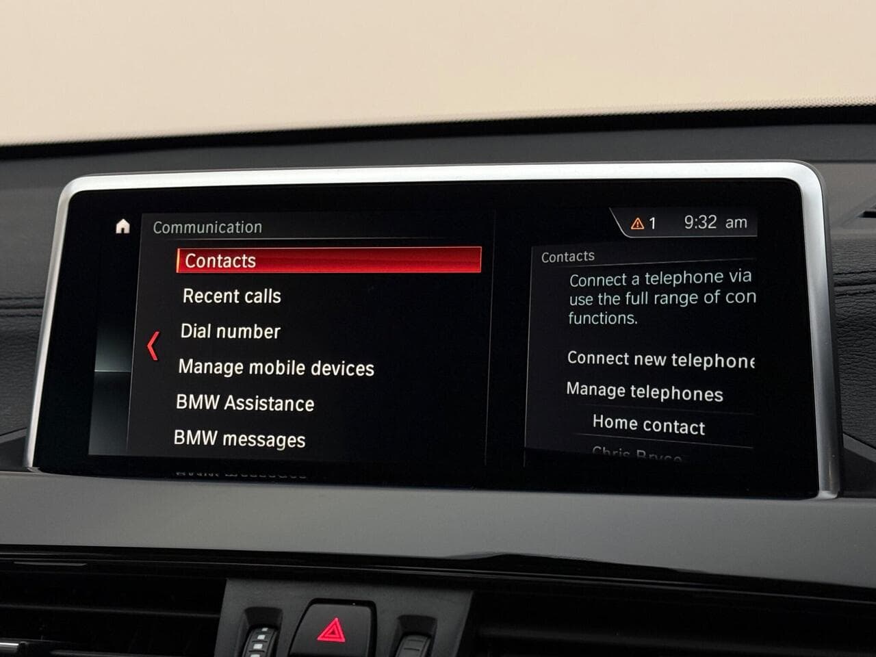 BMW X1 thumbnail Infotainment System