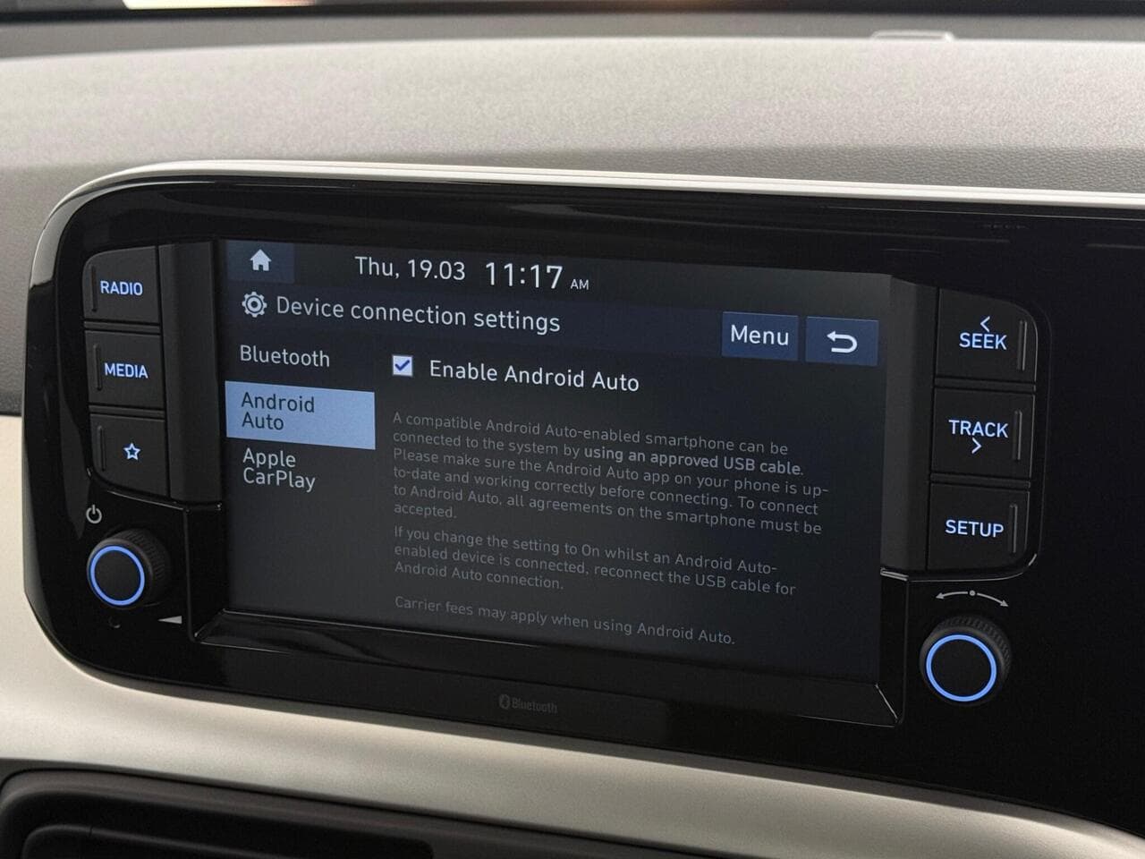 Hyundai i10 thumbnail Infotainment System