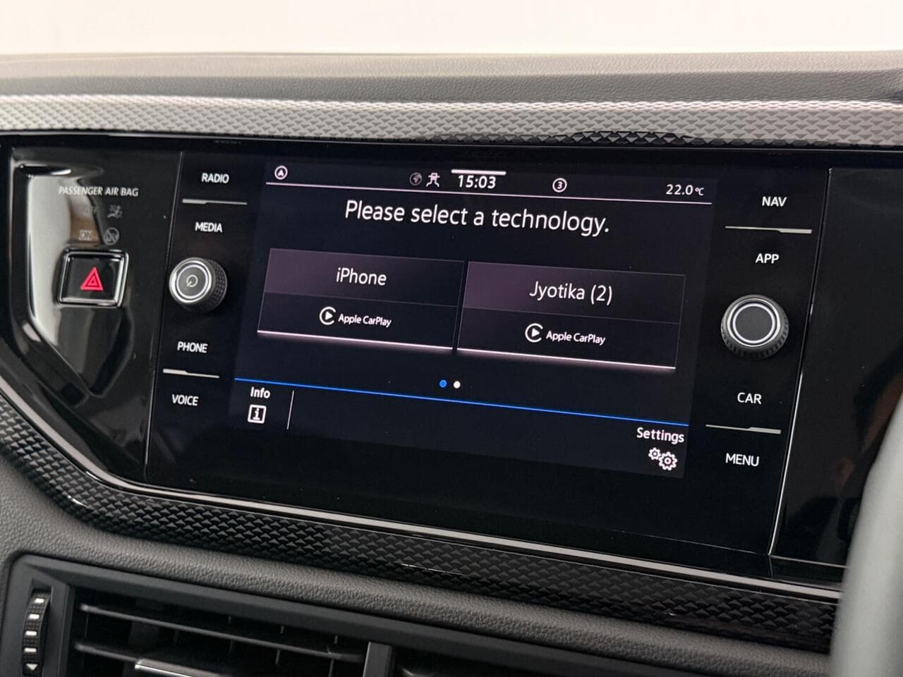 Volkswagen Taigo thumbnail Infotainment System