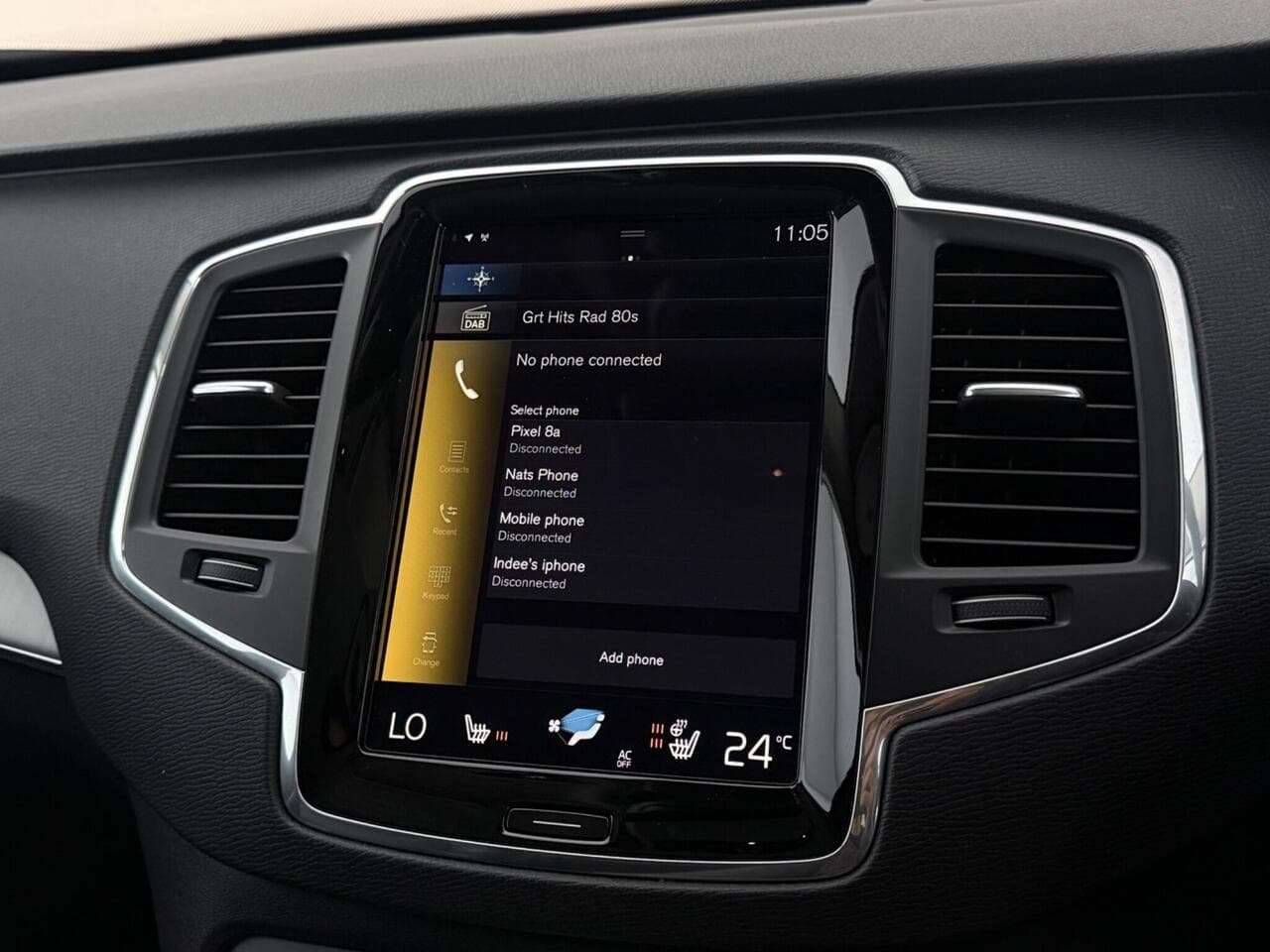 Volvo XC90 thumbnail Infotainment System