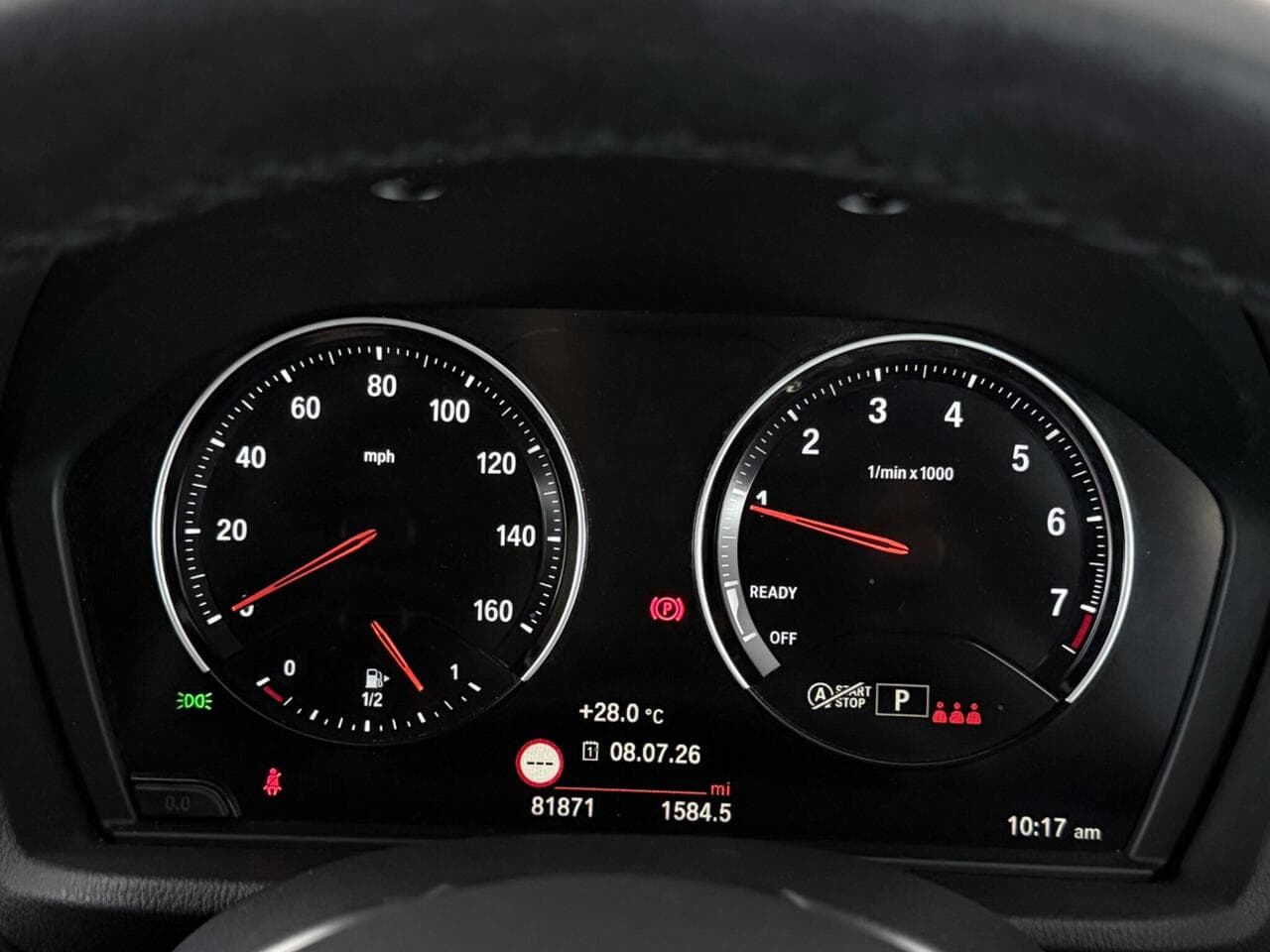 BMW X1 thumbnail Driver Instruments