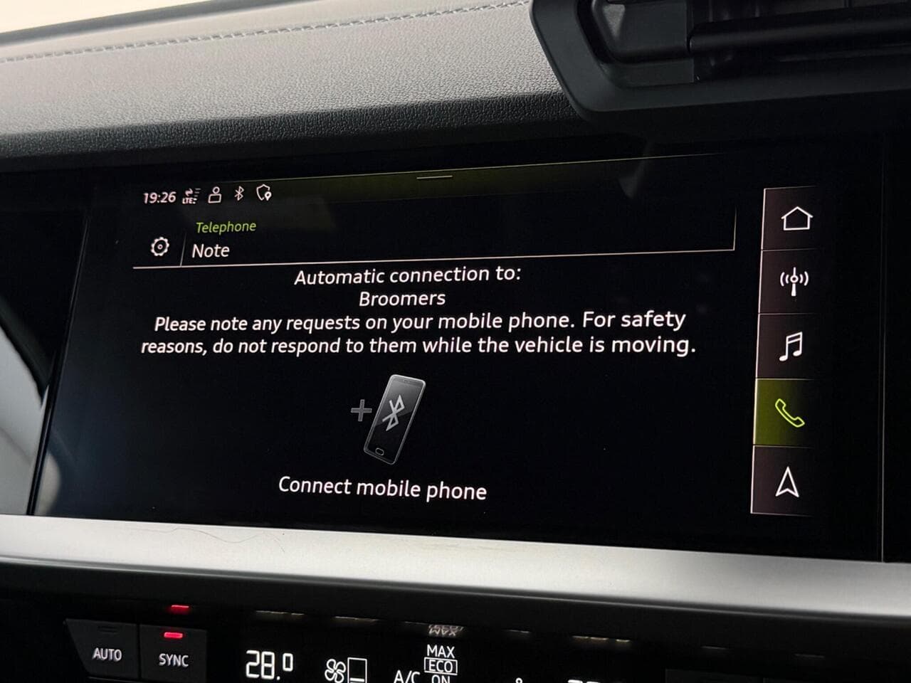 Audi A3 thumbnail Infotainment System