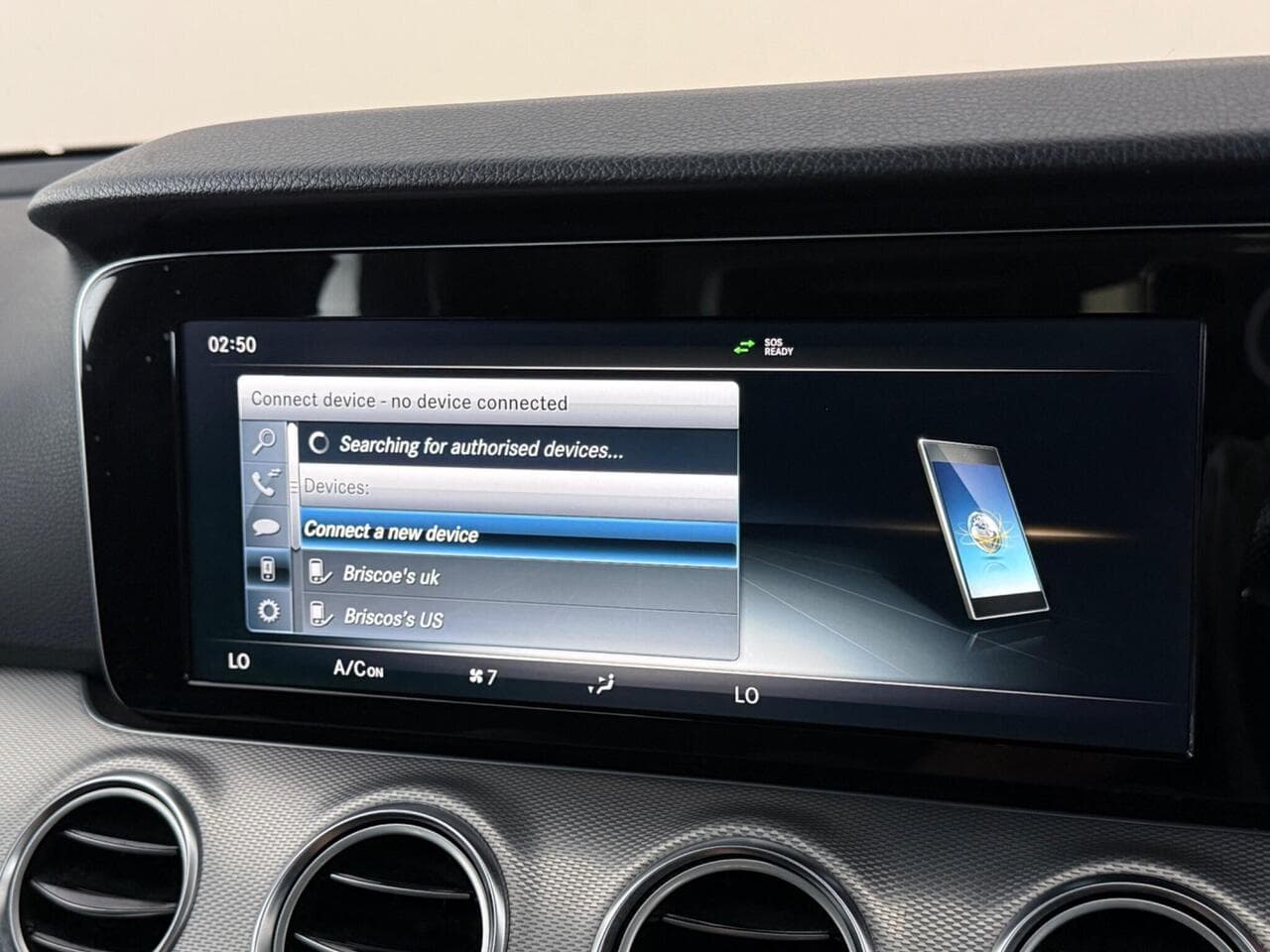 Mercedes-Benz E Class thumbnail Infotainment System
