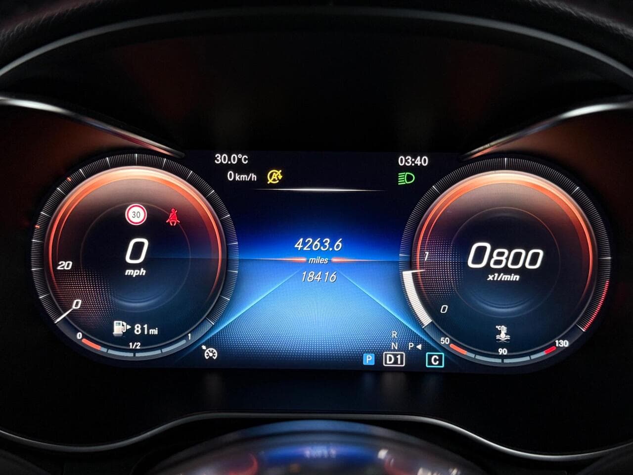 Mercedes-Benz GLC thumbnail Driver Instruments