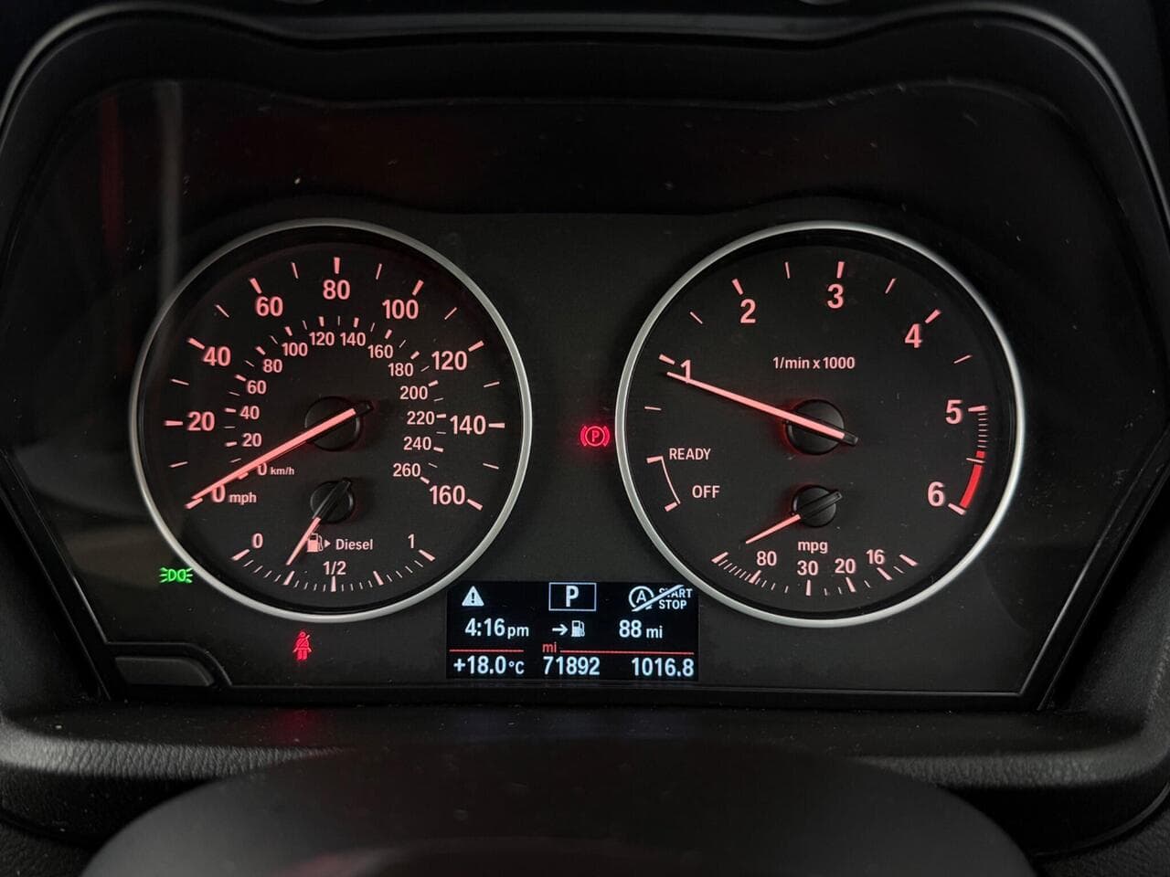 BMW X1 thumbnail Driver Instruments