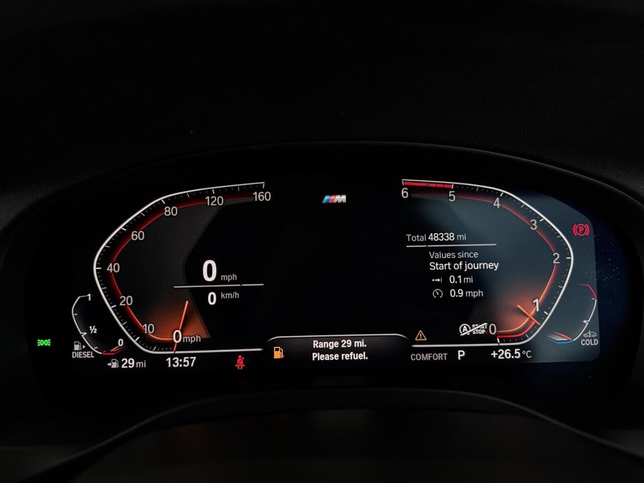 BMW X3 thumbnail Driver Instruments