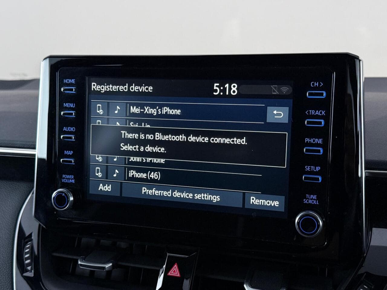 Toyota Corolla thumbnail Infotainment System