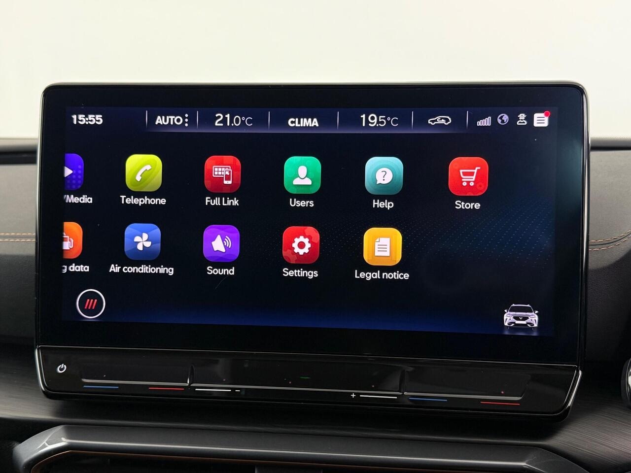 CUPRA Formentor thumbnail Infotainment System
