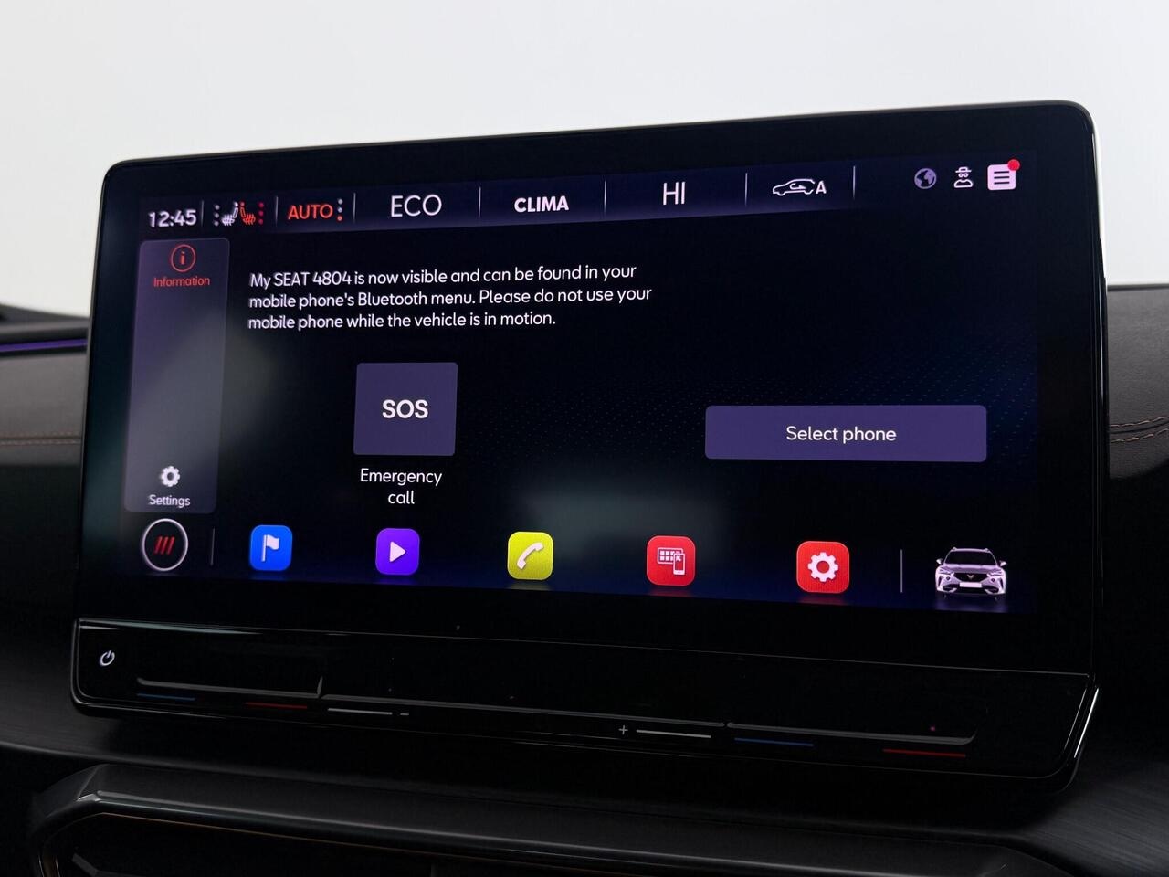 CUPRA Formentor thumbnail Infotainment System