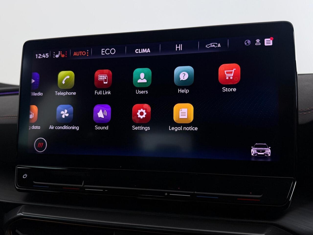 CUPRA Formentor thumbnail Infotainment System