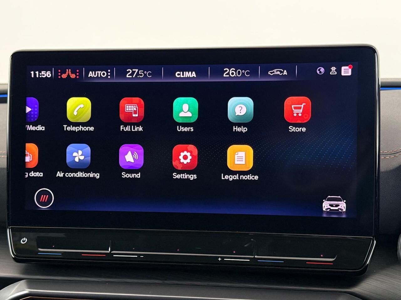 CUPRA Formentor thumbnail Infotainment System