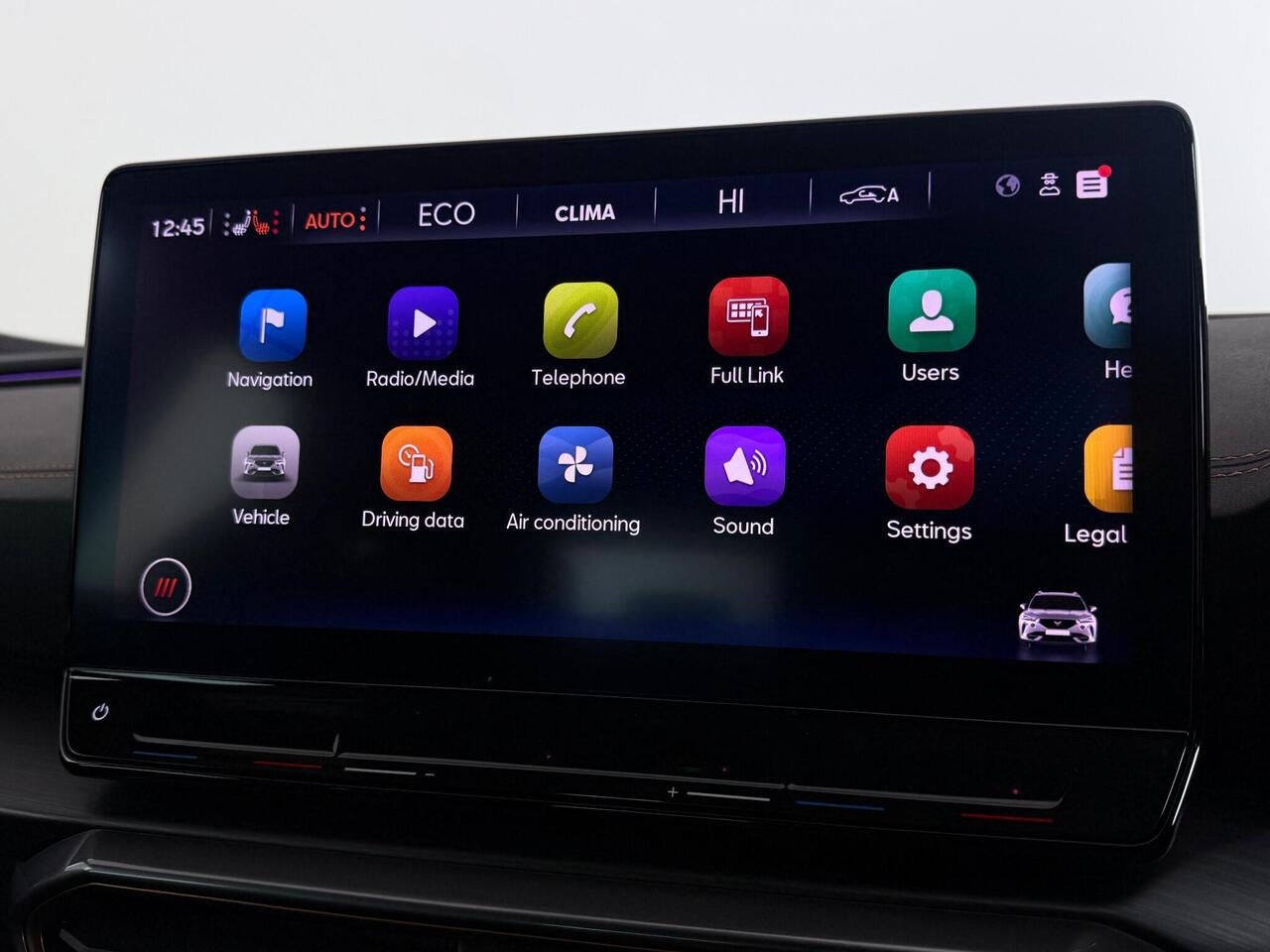 CUPRA Formentor thumbnail Infotainment System