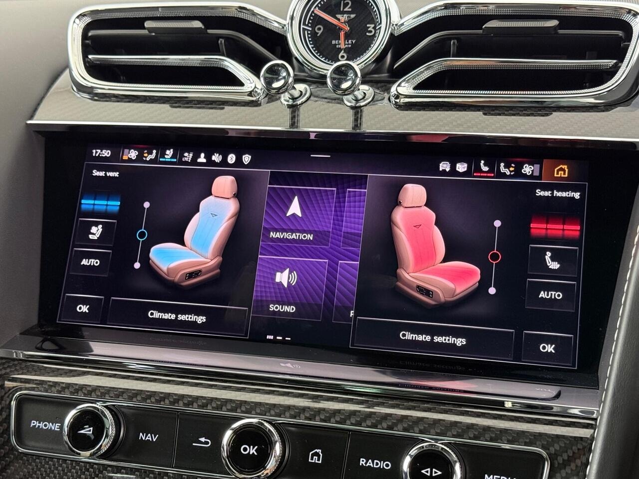 Bentley Bentayga thumbnail Infotainment System